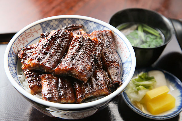 鰻丼ぶり上